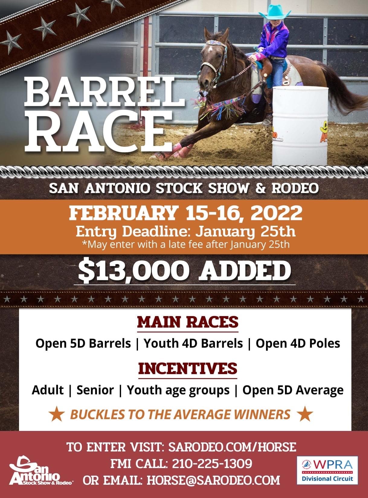 San Antonio Stock Show & Rodeo BARREL RACE